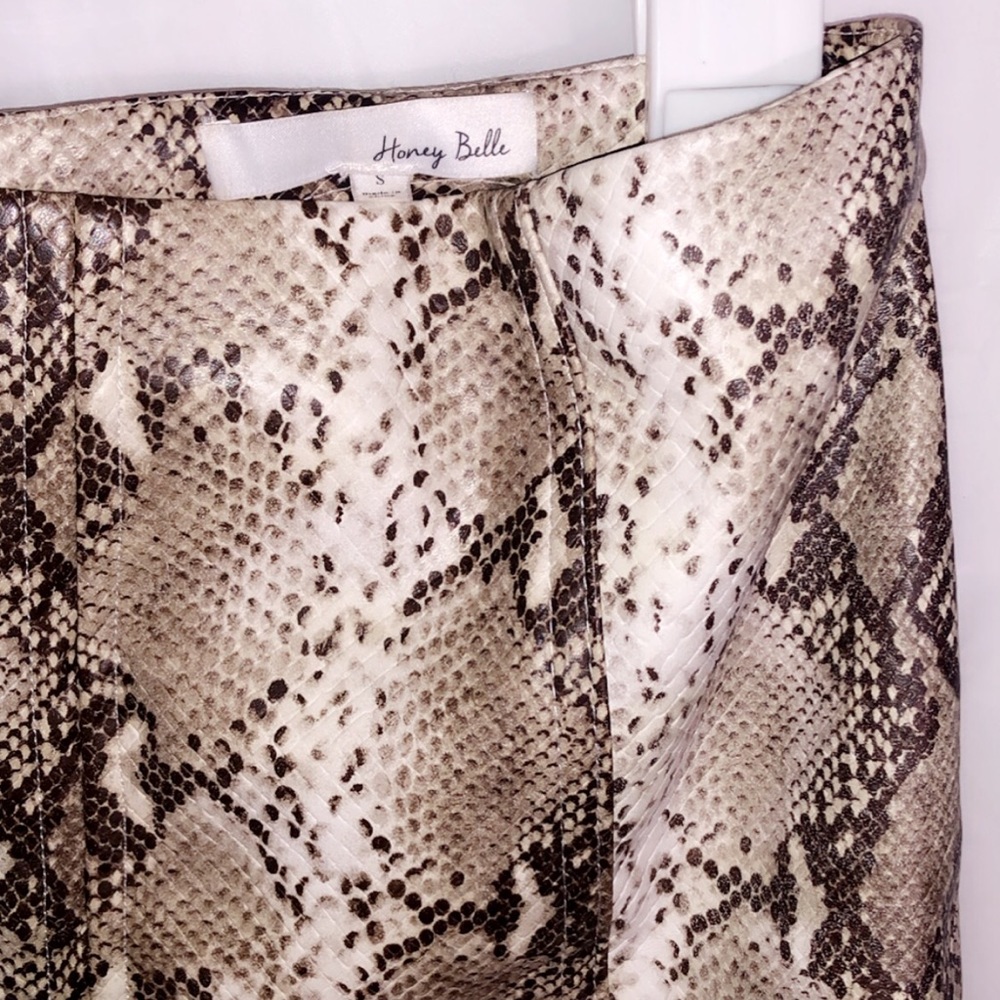 Snakeskin Skirt from Honey Belle